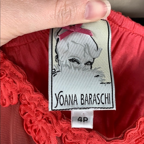 Anthropologie coral yohan Baraschi dress sz 4p - Picture 8 of 8